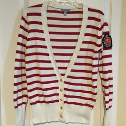 dElia’s Cardigan Preppy Striped Sweater