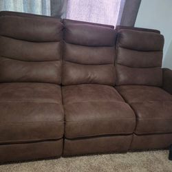 Forte Manual Reclining Sofa And Rocking/reclining Loveseat 
