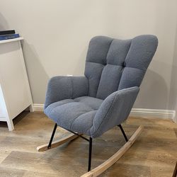 Blue Rocking Chair Brand New 