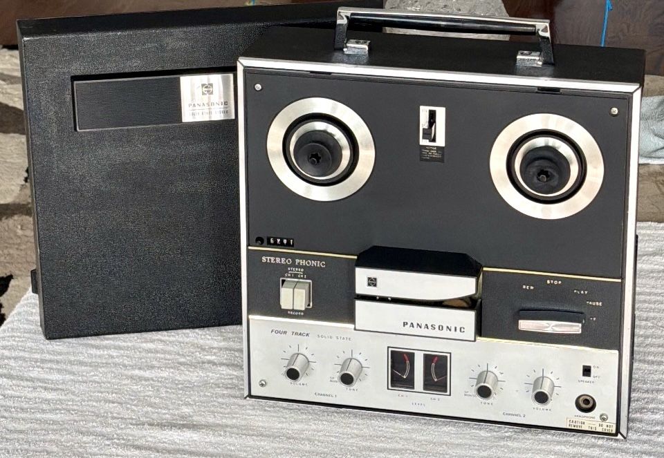 Panasonic Stereo Phonic Reel-To-Reel Tape Player Track Player/Recorder -1960’s Vintage 