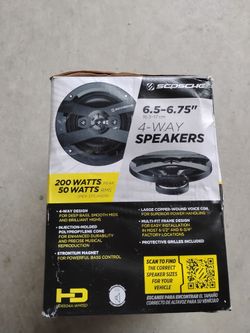 Scosche 4 way speaker