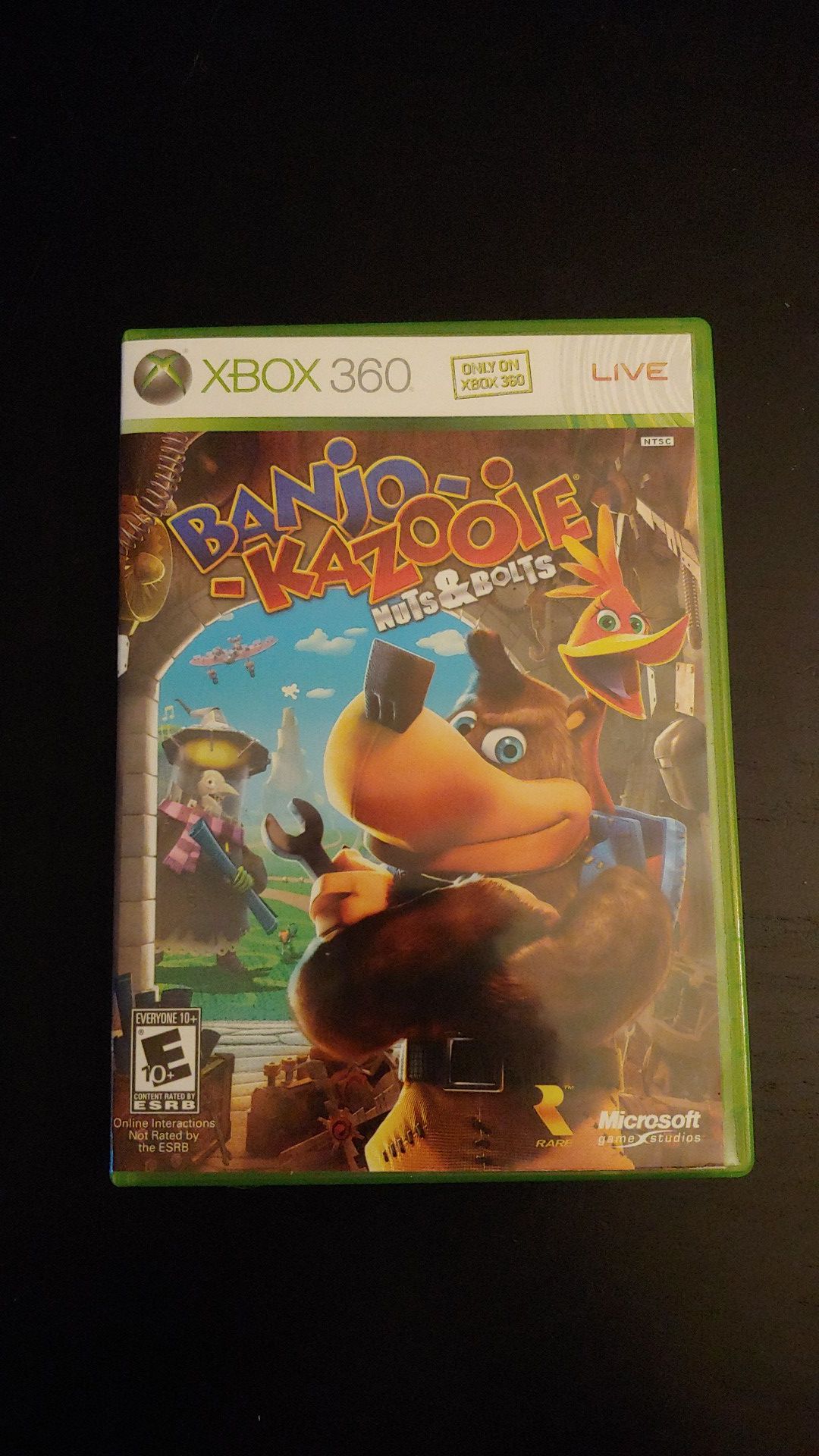 XBOX 360 Banjo Kazooie Nuts & Bolts Game Complete Working