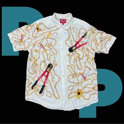 Supreme Chains Rayon S/S Shirt (Medium)