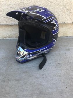 HJC dirt bike helmet. Size, XL