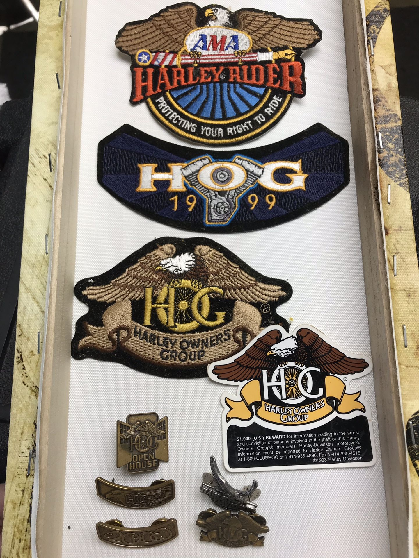 Harley Davidson Pins and Patches