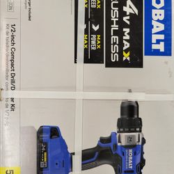 New Kobalt Drill With Battery And Charger