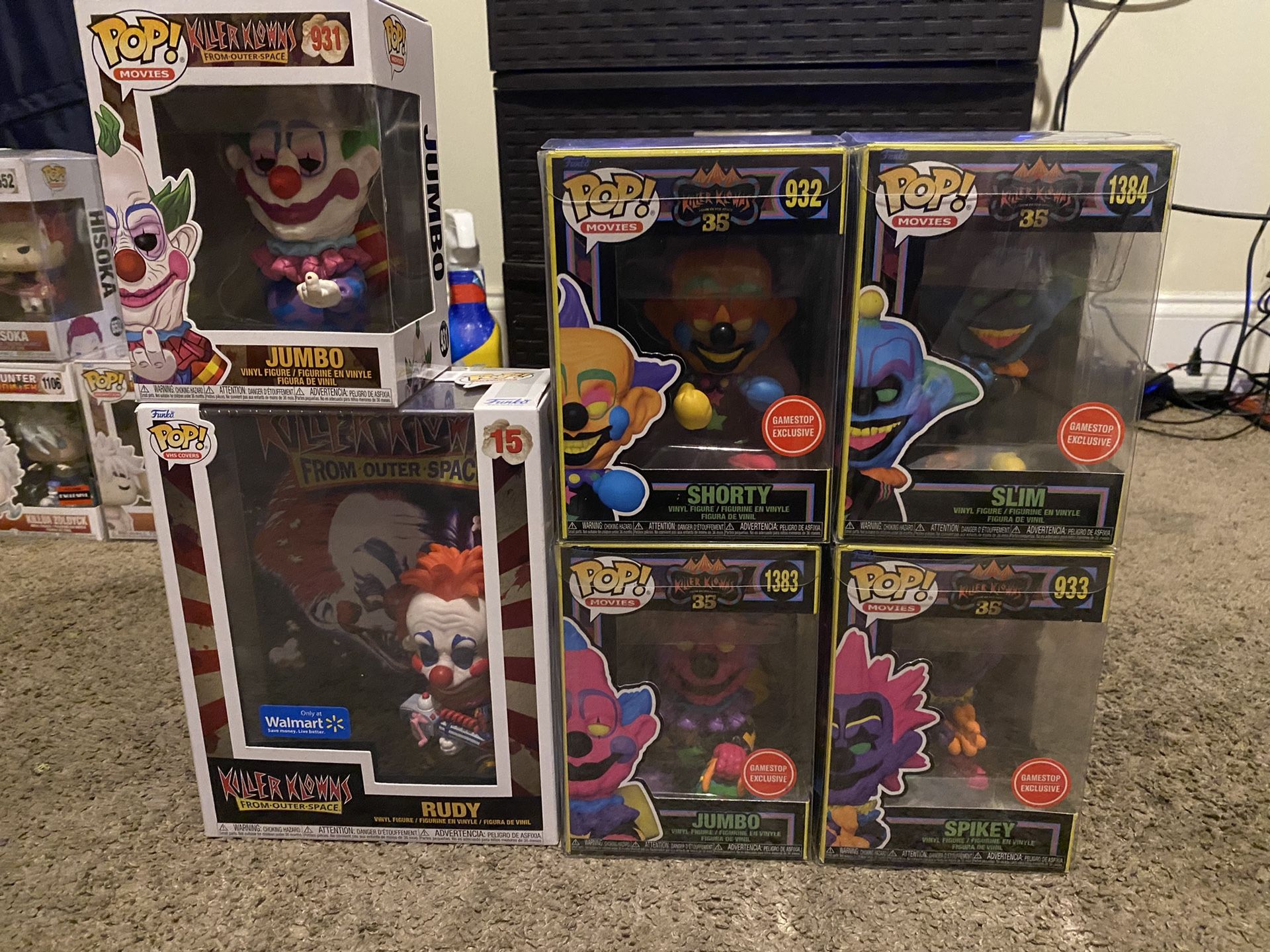 Funko Pop Lot Killer Klowns From Outer Space