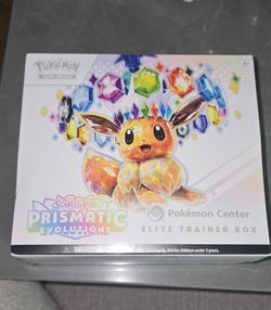 Prismatic evolutions pokemon center etb