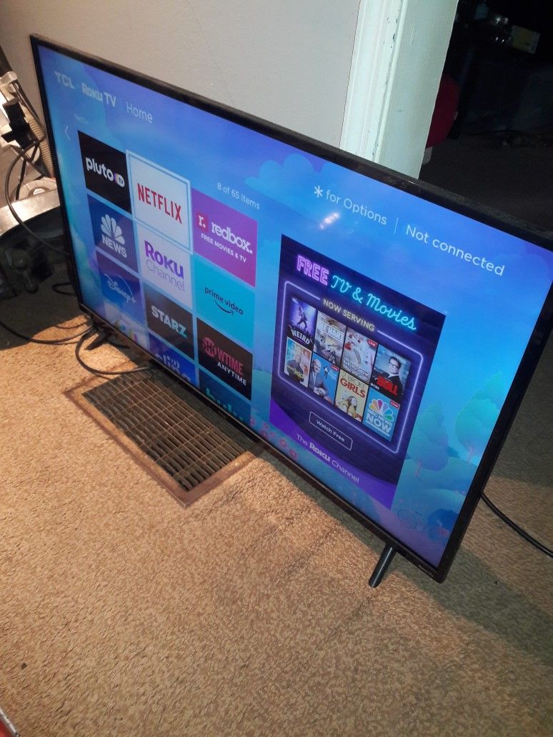 ** TCL 55" SMART TV** WORKS GREAT** $250