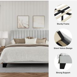 Queen Bed Frame & Mattress