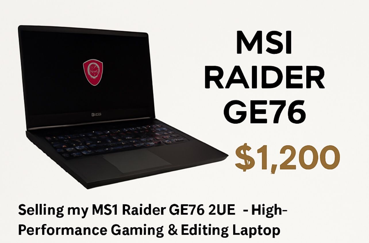 MSI Raider GE76 – RTX 4070 – 1TB SSD – Gaming Beast
