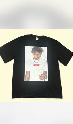 Black NBA Young Boy Supreme Tee