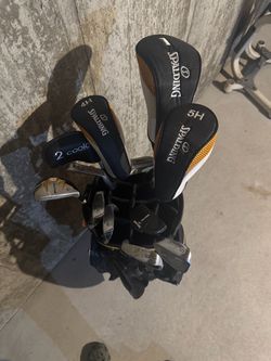 Left‑Handed Golf Club Set – Hybrids + Irons + Bag