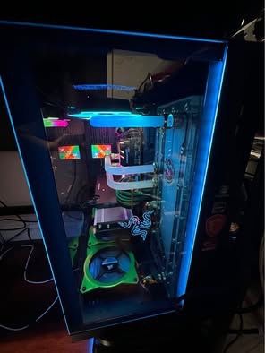 Ryzen 9 5950x Gaming PC 5070 RTX 64 gb DDR4 ekwb bits power water cooled