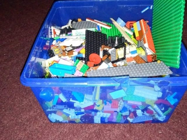 Container Full Of Legos