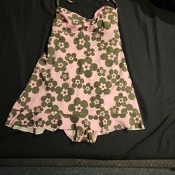 Womens Bathing Suit Size 14 (One Peice Dress)