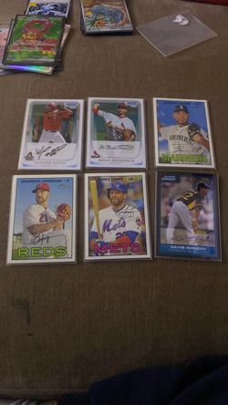 Signed Baseball Cards