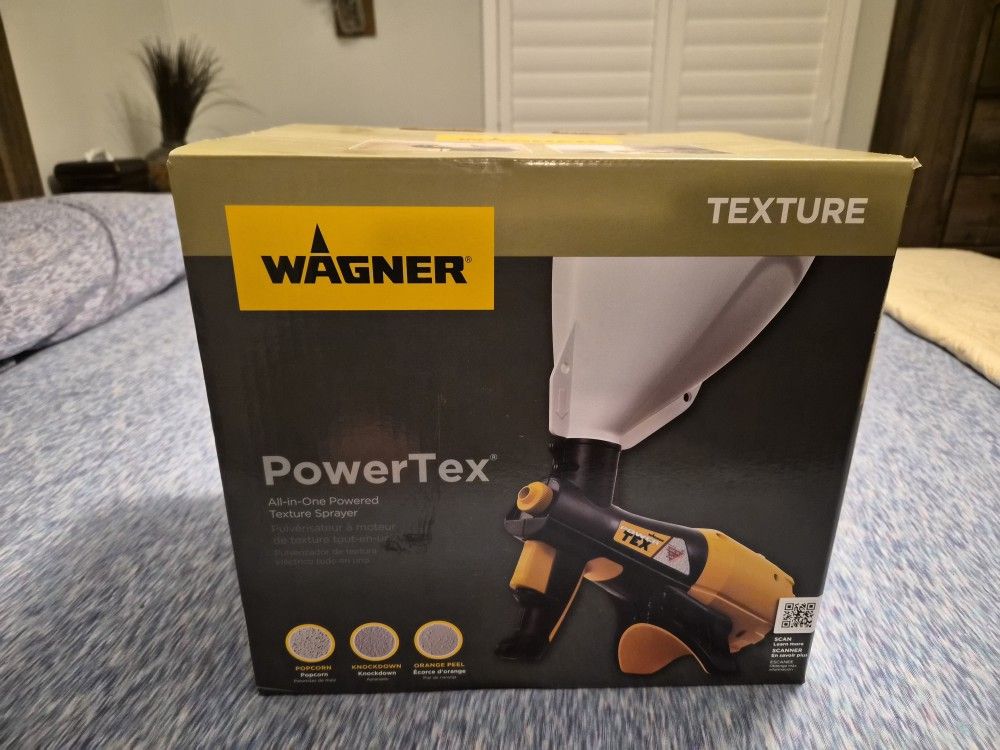 Wagner PowerTex All-in-One Powered Texture Sprayer -BRAND NEW