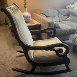 Antique Biedermeier Rocking Chair 1840’s