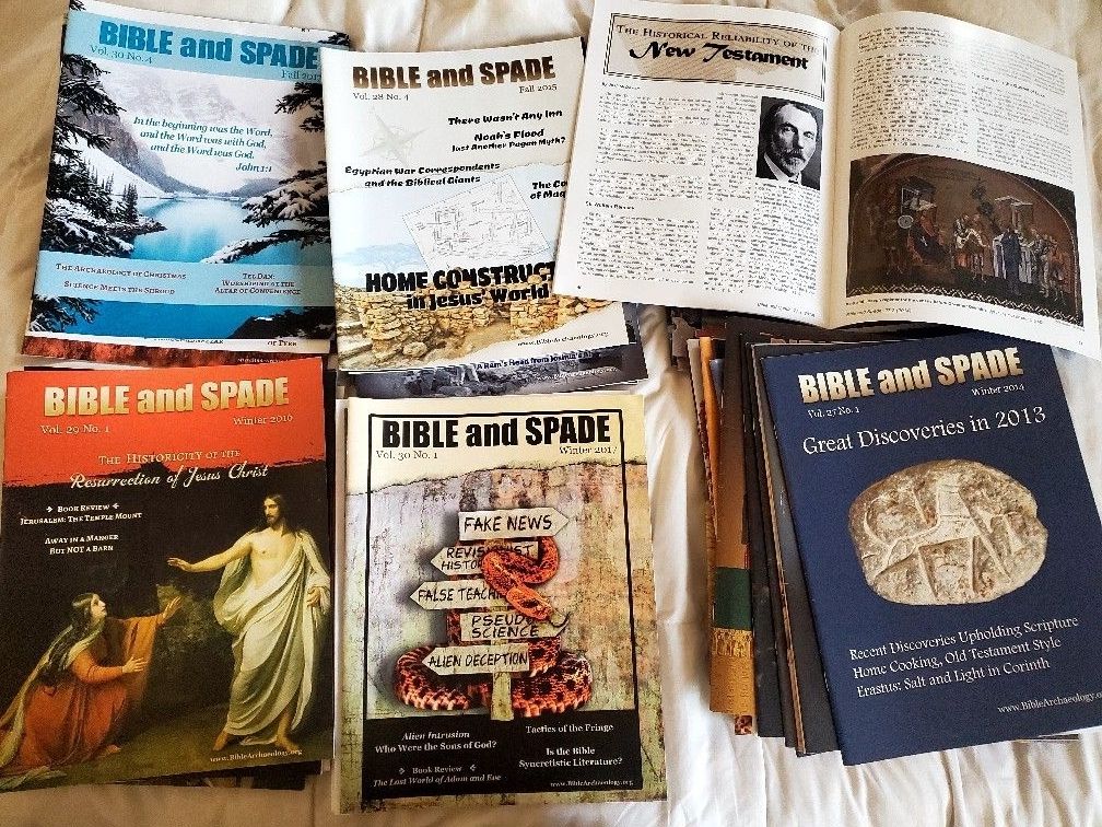 Bible and Spade Magazines Lot - Bible Archeology