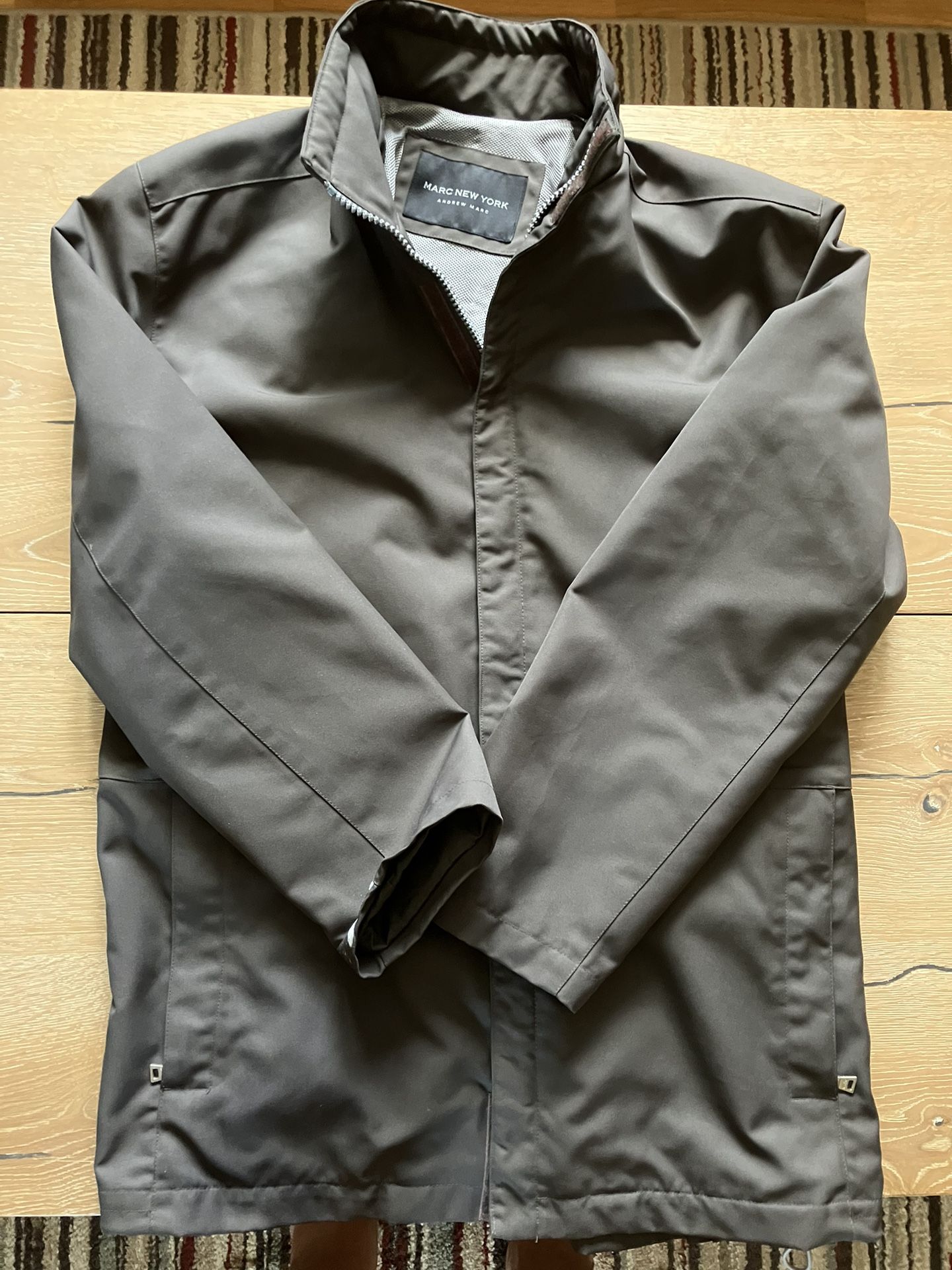 Marc New York Lightweight Grey Windbreaker Jacket