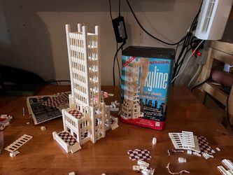 Vintage Halsam American Skyline plastic building toy