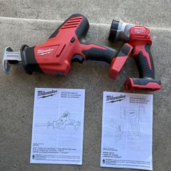 Milwaukee M-18 Hackzall- M-18 LED WorkLight (2) Piece