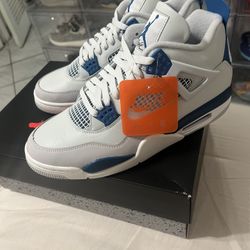 Jordan 4 Military Blue Nike Og Retro New 