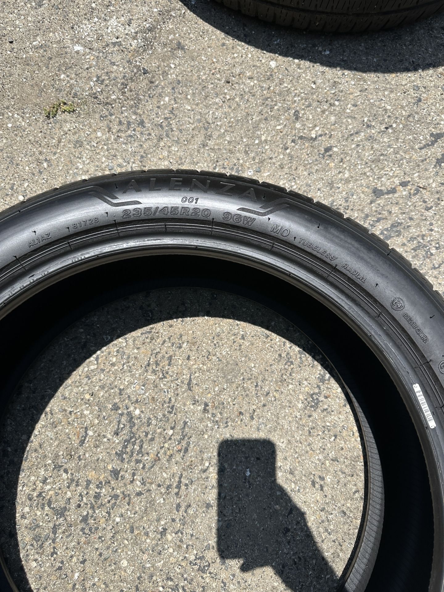 235 45 20 Bridgestone Alenza 235/45/20 Used Tires 235 45 R20