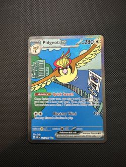 Obsidian Flames Pidgeot EX Special Illustration Rare 