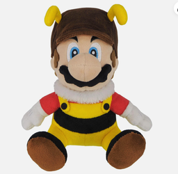 Super Mario-: Bee Mario 7" Plush