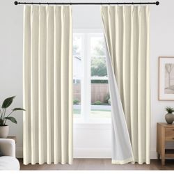 Linen curtains