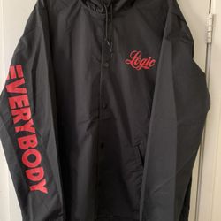 Logic’s Everybody’s Hip Hop 2017 Tour Jacket Rain Parka Windbreaker 