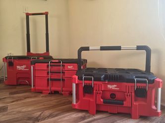 Immaculate Milwaukee PACKOUT 3-Piece Stack with 3-Drawer Unit