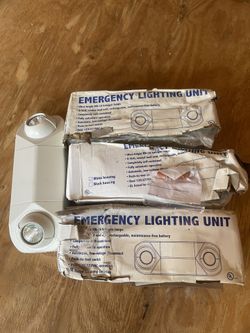 Emergency Lights. MR-16 Halogen Lamps