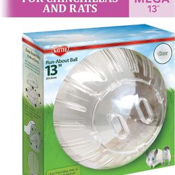 Kaytee Mega Run-About Ball Rodent Exercise Small Pet Rat Chinchilla 13" Hamtrac