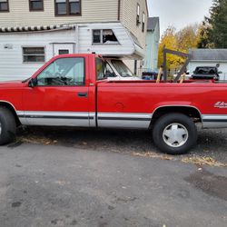 1996 Chevy Silverado 4x4 5.7l 8ft Bed With Plow And Extras