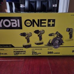 New AYOBI 18V ONE+ 4 Tool Combo Kit