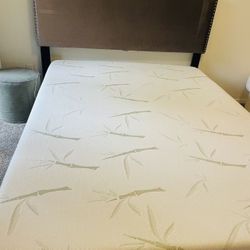 QUEEN Bamboo 9 Inch Green Tea Memory Foam Mattress FREE DELIVERY 