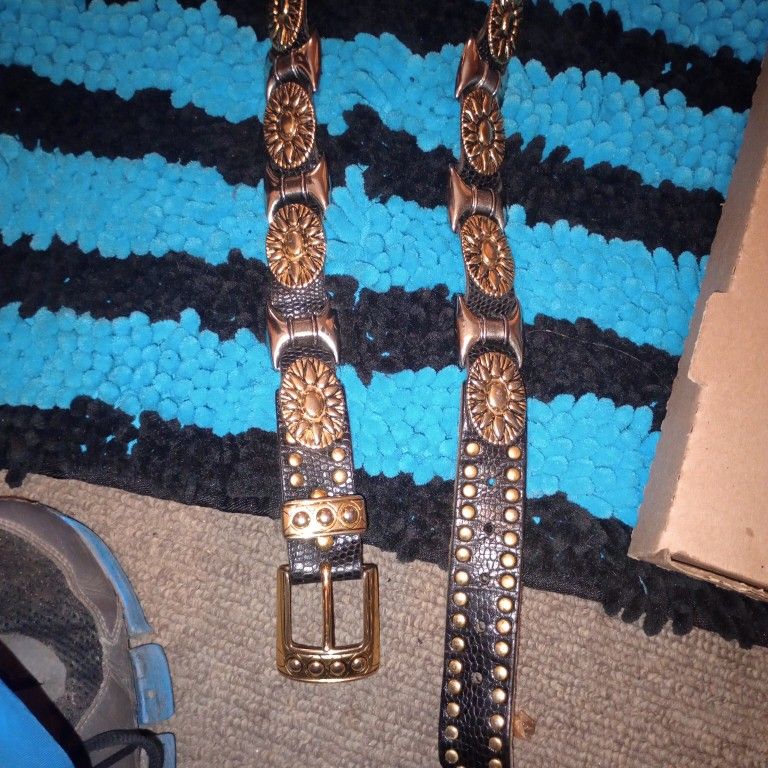 Gorgeous Vintage Rockstar Nanni of Italy Jeans Belt