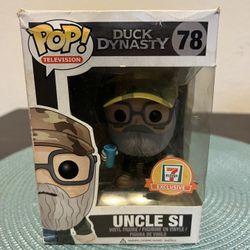 VAULTED EXCLUSIVE Uncle Si Funko Pop #78 Duck Dynasty Robertson 7-11 Television