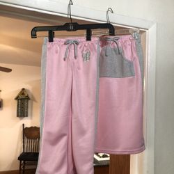 Lot of 2 items.  Girls Size 4 Long Pants and skirt. Made Of 100% Polyester .  Brand New Never Worn Has Been Hanging In The Closet .  
