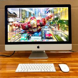  iMac 27” 2019 5K Retina 3.7Ghz i5 16GB RAM 500GB SSD RADEON PRO 580X 8GB VRAM Graphics Chiped glass