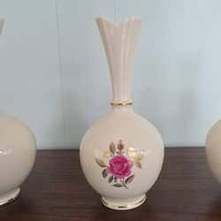 Lenox Porcelain Bud Vases. 