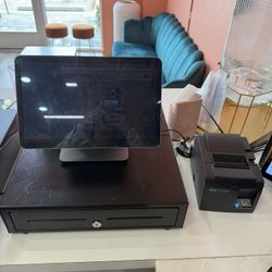 Full squared Register POS Equipment 