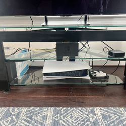 Modern, Black and Glass TV Stand