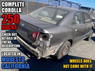 Toyota car Corolla parts car shell