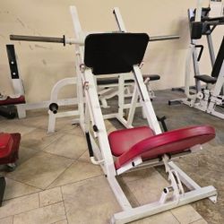 Flex Fitness Angled Leg Press Workout Fitness Plate Loaded Weight Machine