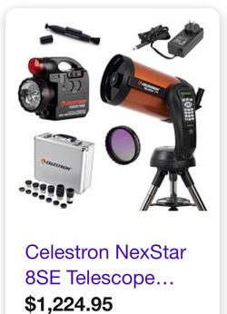 Celestron NexStar 8SE Computerized Telescope for Sale in