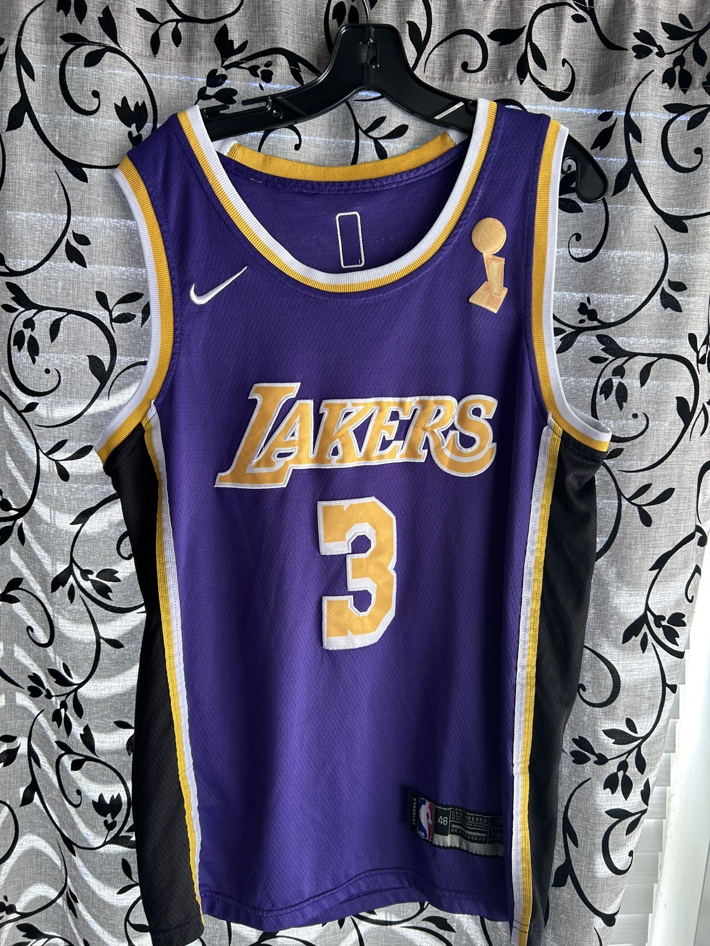 Los Angeles Lakers Anthony Davis Championship Nike Jersey Size 48